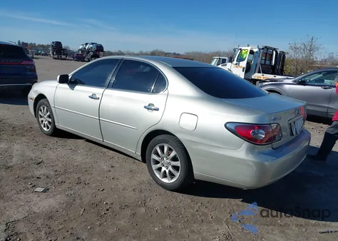 2004 Lexus Es 330 from USA, damaged, VIN JTHBA30G845030357